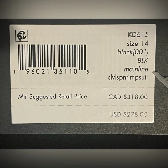 Kate Spade Black Jumpsuit - Picture 3 of 5